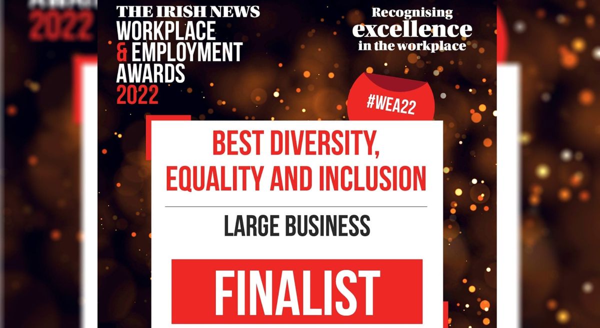 Best Diversity, Equality and Inclusion Large Business Finalist Graphic